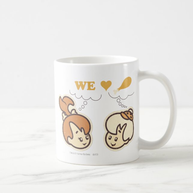 PEBBLES™ and Bam Bam Love Food Coffee Mug (Right)