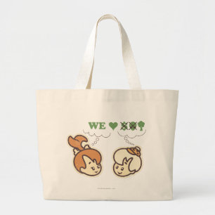 PEBBLES™ and Bam Bam Loves Nature Large Tote Bag