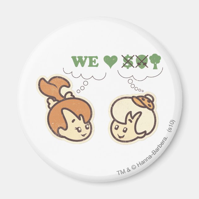 PEBBLES™ and Bam Bam Loves Nature Magnet (Front)