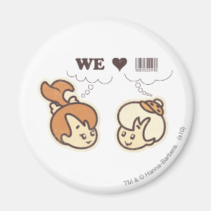 Pebbles and Bam Bam We Love Magnet