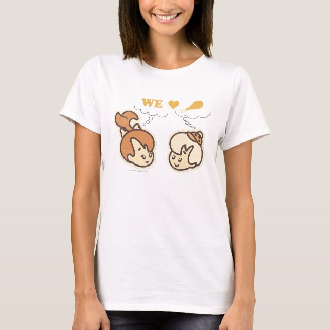 PEBBLES™ and BAMM-BAMM™ Love Food T-Shirt (Front)