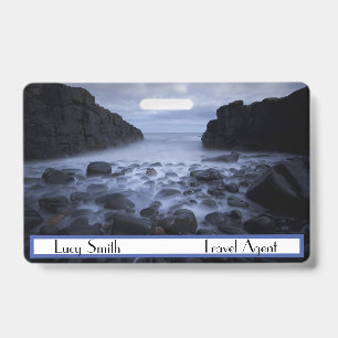 Pebbles and Rocks along the Ocean Shoreline Badge