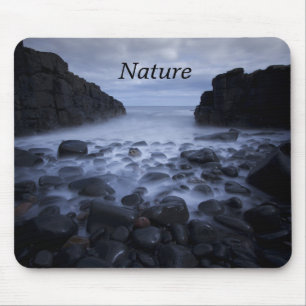 Pebbles and Rocks along the Ocean Shoreline Mouse  Pad