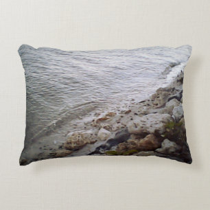 Pebbles At The Beach Accent Pillow