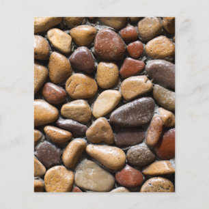 Pebbles background flyer