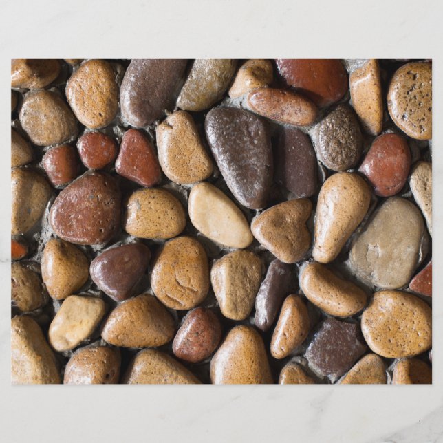 Pebbles background flyer (Front)