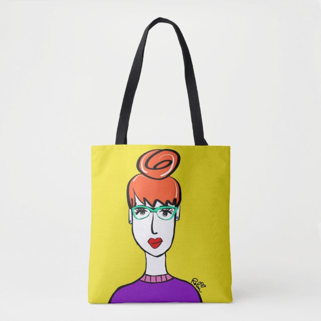 Pebbles Canvas Bag (Front)