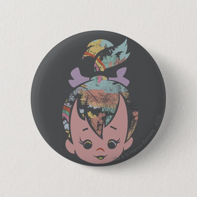 PEBBLES™ Colour Collage 2 Inch Round Button (Front)