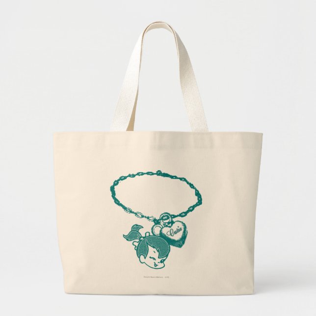 PEBBLES™ Cutie Chain Large Tote Bag (Front)