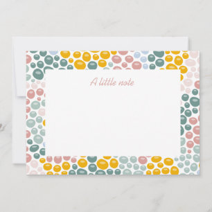 Pebbles flat note card