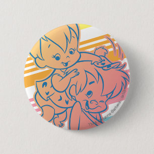 PEBBLES™ Grooming Bam Bam 2 Inch Round Button