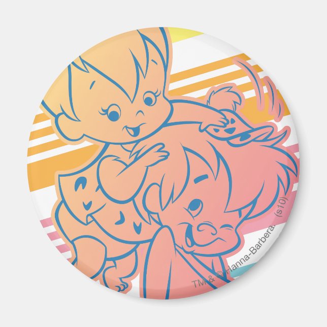 PEBBLES™ Grooming Bam Bam Magnet (Front)