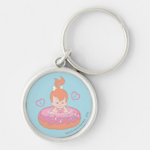 PEBBLES™ in Doughnut Keychain