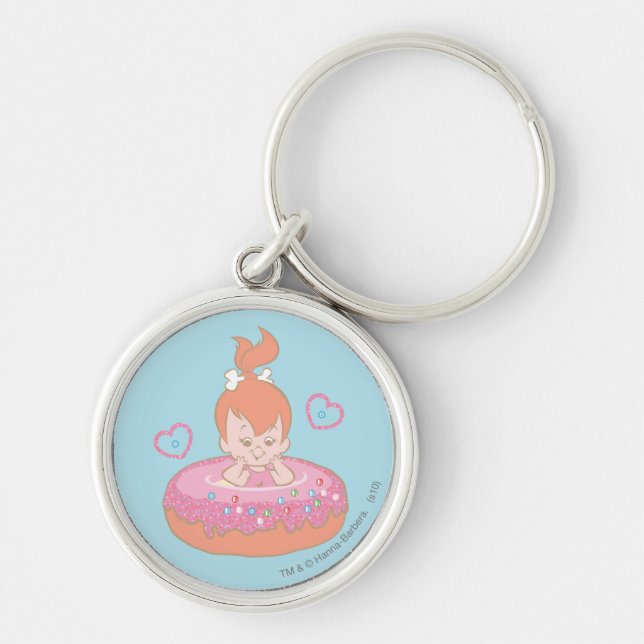 PEBBLES™ in Doughnut Keychain (Front)
