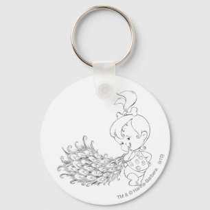 PEBBLES™ In Peacock Keychain