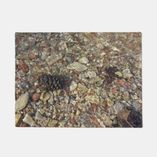 Pebbles in Taylor Creek Nature Photography Doormat