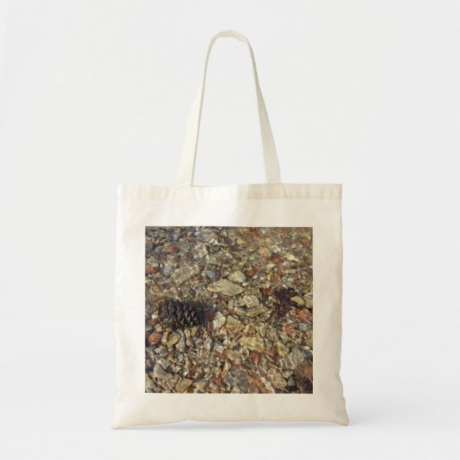 Pebbles in Taylor Creek Nature Photography Tote Bag (Front)