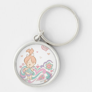 PEBBLES™ Love Swirls Keychain