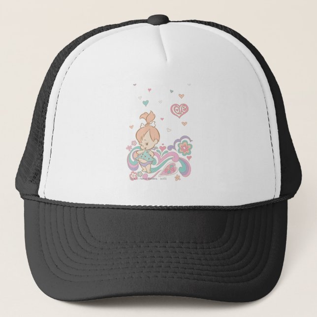PEBBLES™ Love Swirls Trucker Hat (Front)