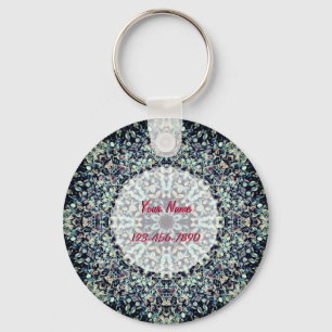 Pebbles Mandala Keychain