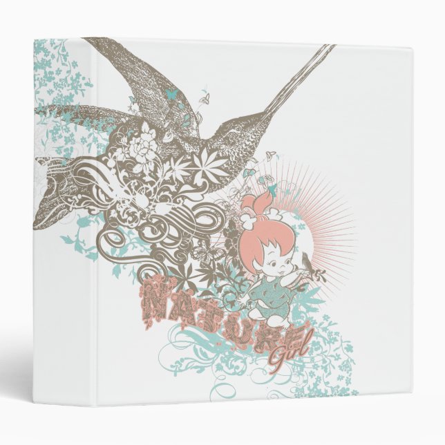 PEBBLES™ Nature Girl Binder (Front/Spine)