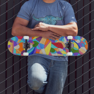 Pebbles on a Beach Skateboard