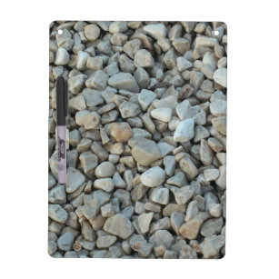 Pebbles on Beach Stone Photography Dry Erase Board