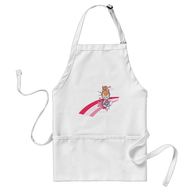 PEBBLES™ on Pink Rainbow Standard Apron (Front)