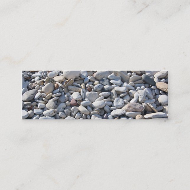 Pebbles on the Beach  Bookmark/Business Card (Front)