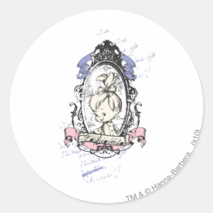 PEBBLES™ Pretty In Reflection Classic Round Sticker