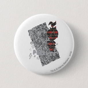 PEBBLES™ Punk Plaid 2 Inch Round Button
