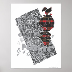 PEBBLES™ Punk Plaid Poster