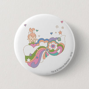 PEBBLES™ Rainbow Cloud 2 Inch Round Button