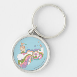 PEBBLES™ Rainbow Cloud Keychain