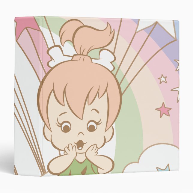 PEBBLES™ Rainbow Stars Binder (Front/Spine)