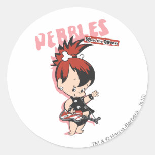PEBBLES™ Rock Star Classic Round Sticker