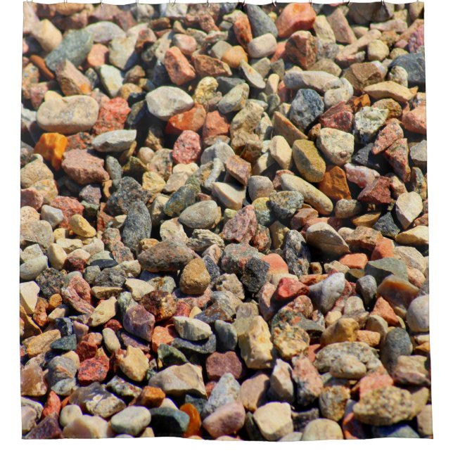 Pebbles rocks colorful texture (Front)