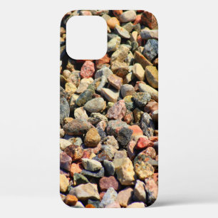 Pebbles rocks colourful texture iPhone 12 case