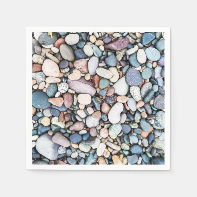 Pebbles Rocks Napkin (Front)