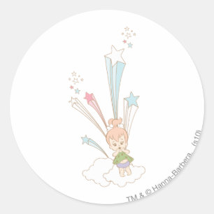 PEBBLES™ Starburst Classic Round Sticker