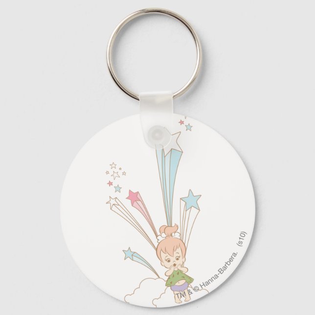 PEBBLES™ Starburst Keychain (Front)