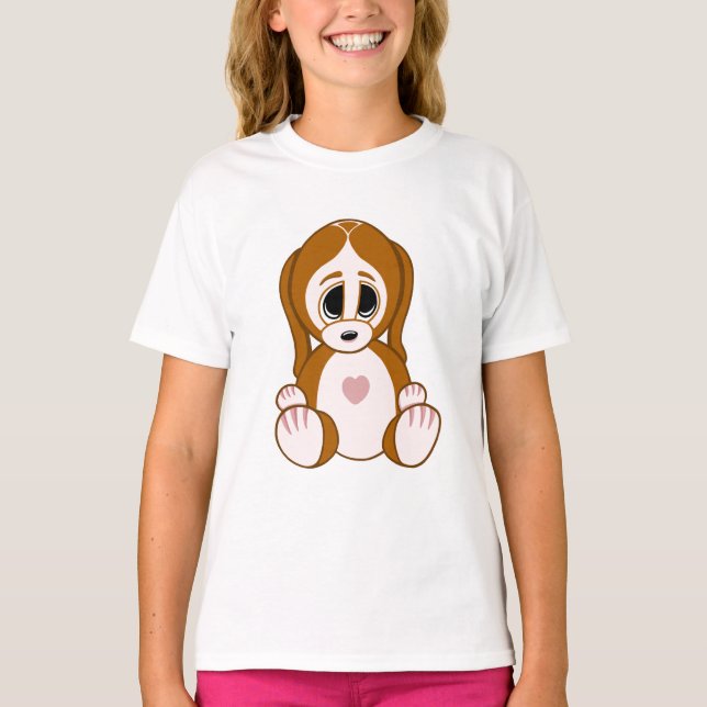 Pebbles the Puppy T-Shirt (Front)