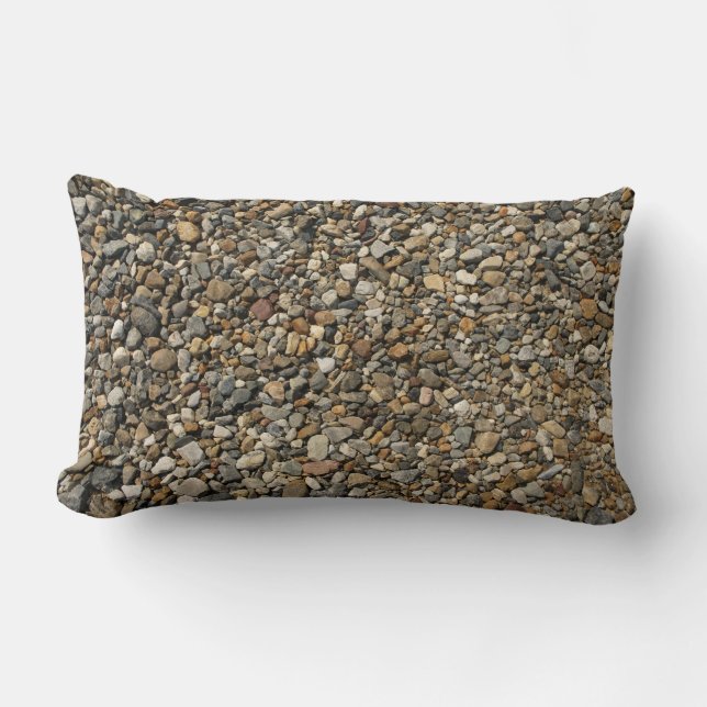 Pebbles Throw Pillow (Front)