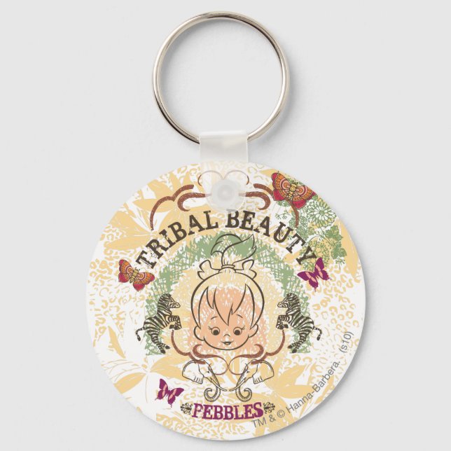 PEBBLES™ Tribal Beauty Keychain (Front)
