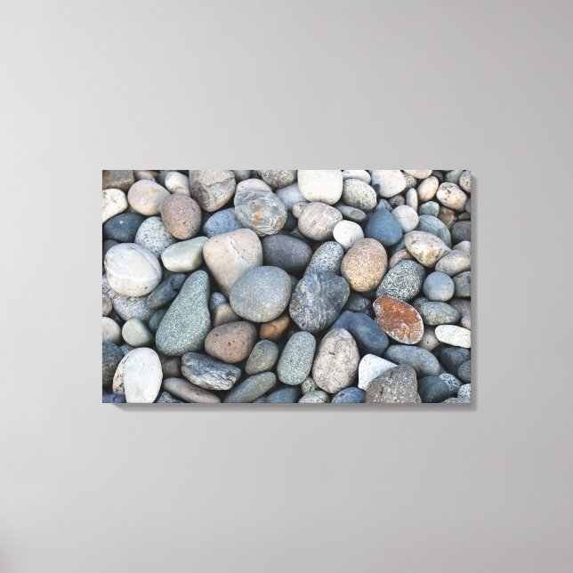 Pebbles Triptych Wall Art (Front)