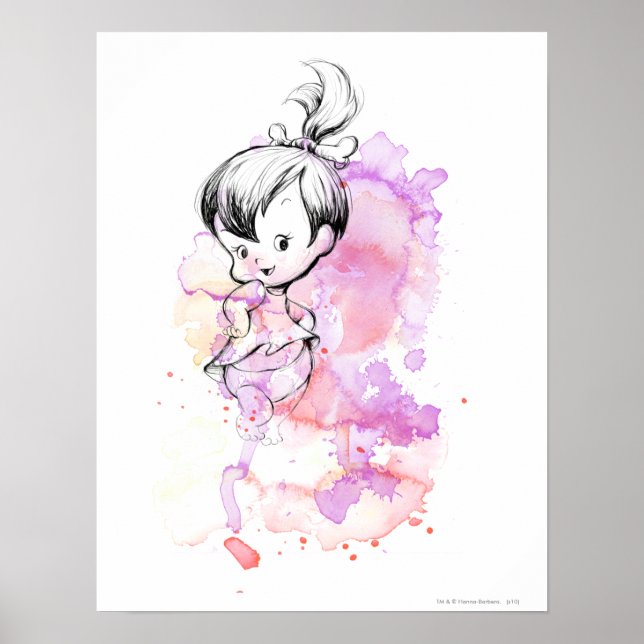 PEBBLES™ Watercolor Sketch Poster (Front)