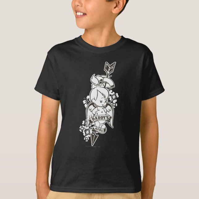 PEBLES™ Daddy's Girl B&W T-Shirt (Front)