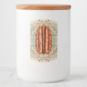 Pecan Nut, Sticker pour le Conteneur alimentaire p