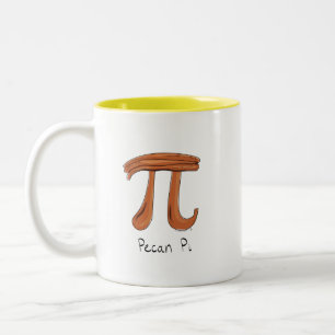 Pecan Pi Cute Math Pi Day Café Mug