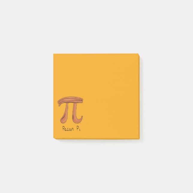 Pecan Pi Cute Math Pi Day Notes (Front)